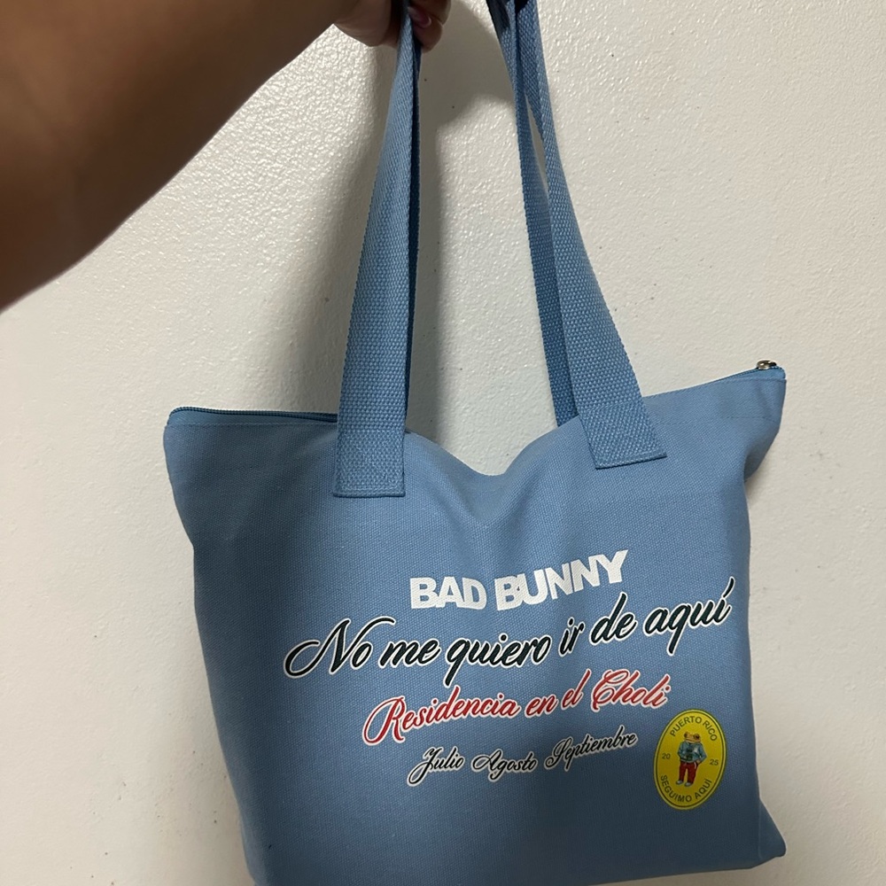 Blue Tote Bag